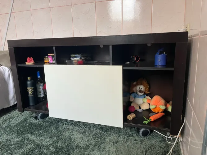 rack estante móvel para sala 135cm