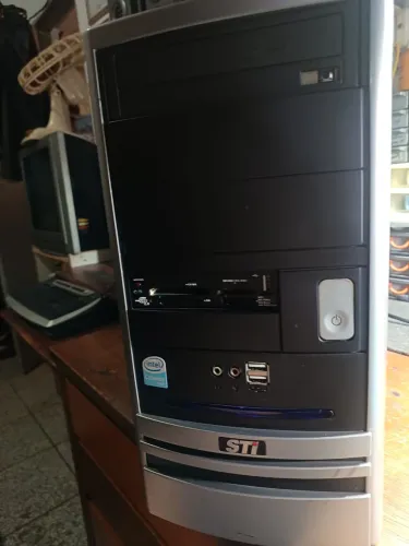 Pc Computador Cpu STI Intel Celeron 2,5gb ram Hd 320gb Dvdrw Leitor de cartões
