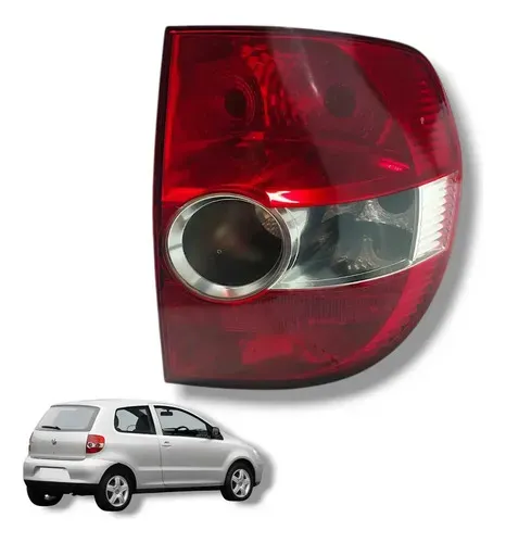 Lanterna Traseira Volkswagen Fox 2004 A 2010 Direito Direito/passageiro Vermelho