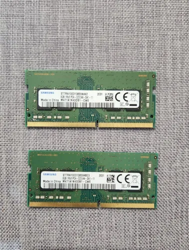 Par de Memória RAM DDR4 Samsung original para notebook de 16GB (2 x 8GB)