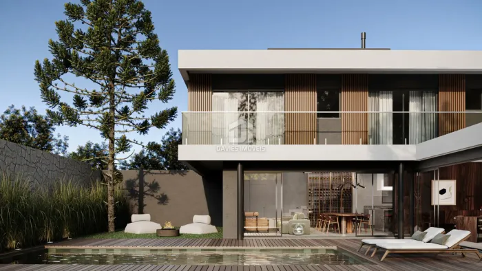 Casa Alto Padrão no Santo Inácio | 256,25 m² | 3 Suítes | em Curitiba.