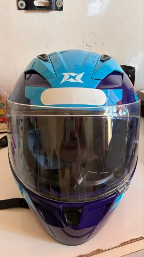 Vendo capacete da segment active azul