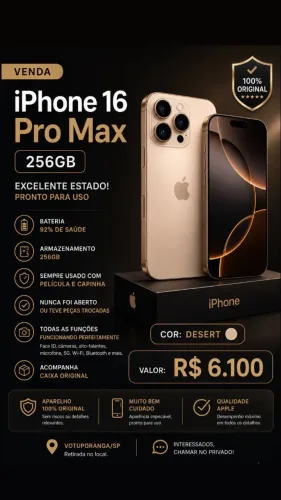 iPhone 16 pro max 