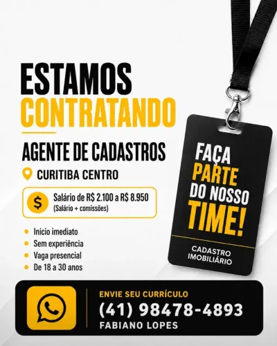 AGENTE DE CADASTROS