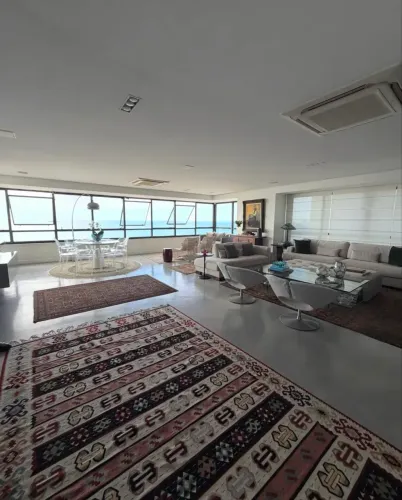 Apto Beira Mar | 371m² | Vista Mar | 3 Suítes | Mobiliado | Meireles