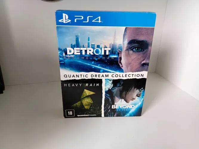 box jogos quantic dream para PS4 (heavy rain, beyond two souls e detroit)