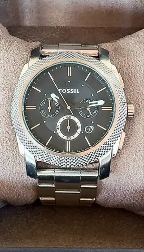 Relógio Fóssil Chrono (bateria nova)
