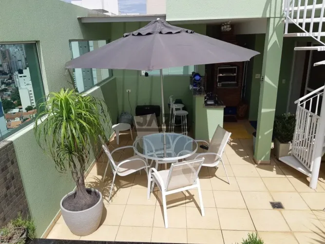 Cobertura no Condomínio Leblon - 160m² no Taquaral, 1 suíte , 3 vagas cobertas