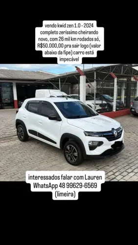 Renault Kwid Zen 1.0 Flex 12V 5P Mec. 2024