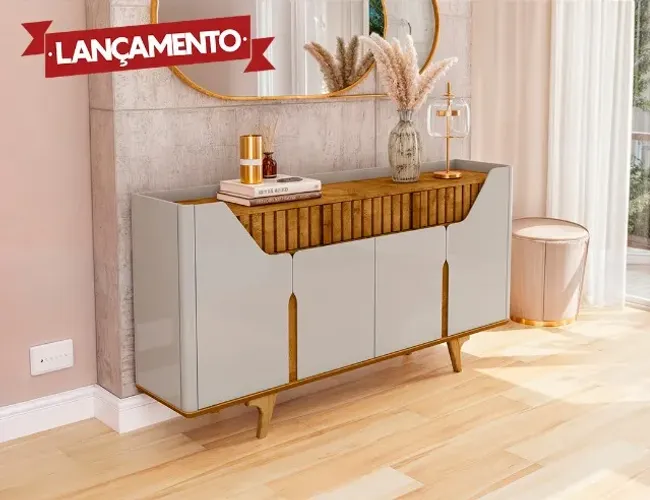APARADOR BUFFET DANUBIO -LANÇAMENTO = ENTREGA GRATUITA