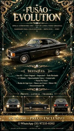 Chevrolet Opala L/sl/ss/ 2.5/4.1 1983