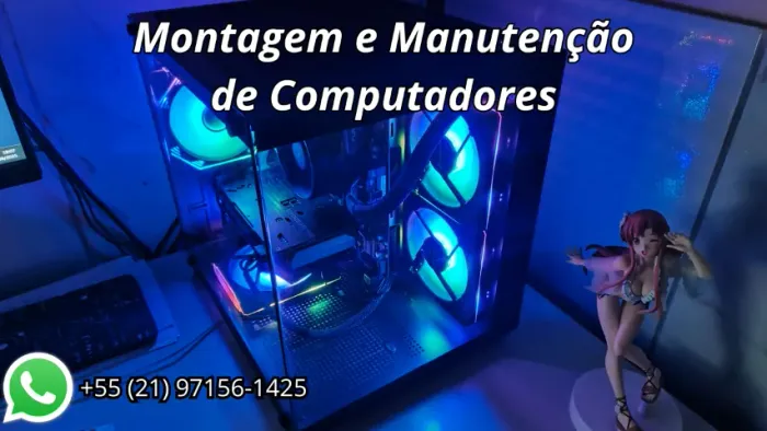 Técnico de Informática - Montagem de PC Gamer, Formatação e Limpeza