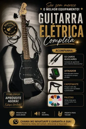 Guitarra semi-nova