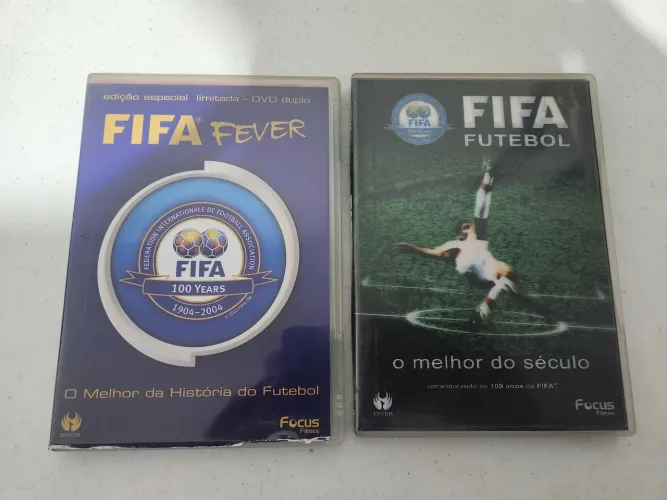 02 DVDs sobre a História do Futebol (FIFA)