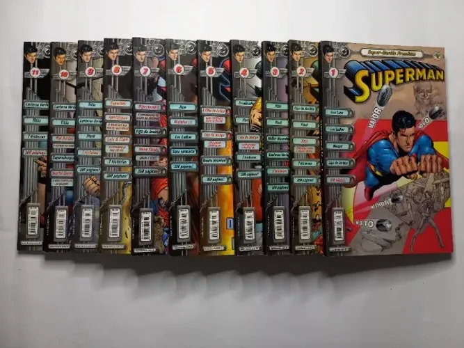 Super Herois Premium Superman 1 a 22 Completo Editora Abril 2000 Excelentes Quadrinhos