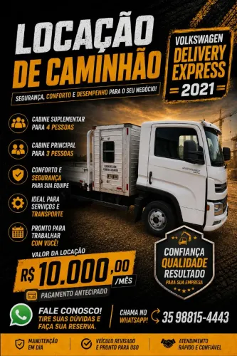 Localização mensal de caminhao Volkswagen 