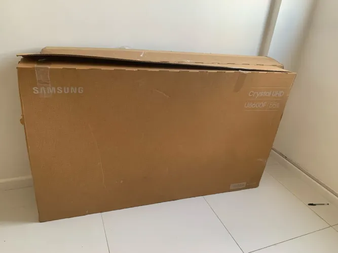 Caixa De Papelão Para TV até 55 Polegadas com Isopor protetor e Saco Interno
