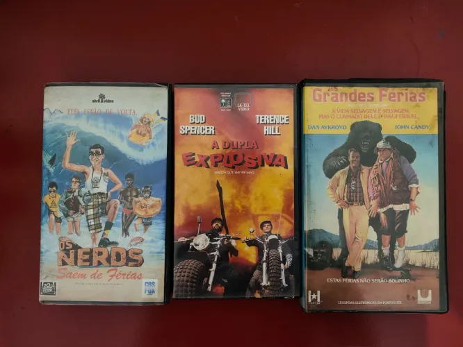 Lote fitas VHS - Os nerds saem de férias
