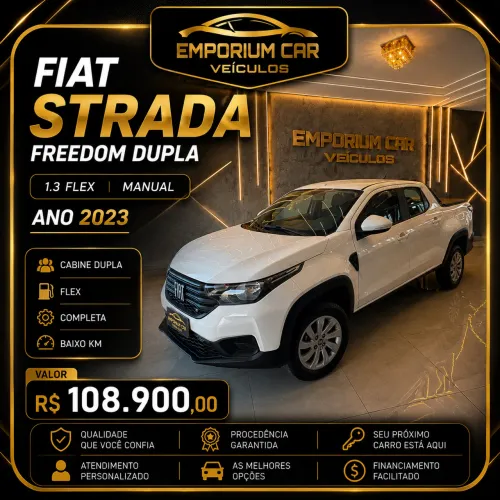 Fiat Strada Freedom 1.3 Flex 8V CD 2023