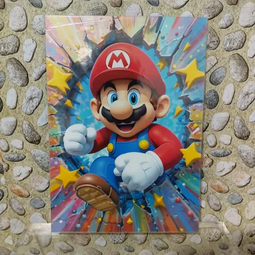 Mario quadro Mdf plastificação Premium