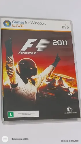 Jogo para PCs em DVD-Lacrado -Formula 1-2011