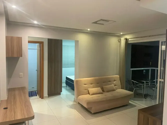 Flat à Aluguel, 40m² mobiliado no Setor Oeste Goiânia-Go