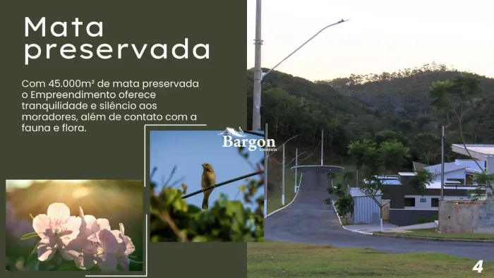 Lote com 530 metros quadrados a venda no Reserva São Pedro em Juiz de Fora