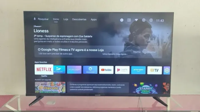 A TV ANDROIDE 4K MAIS TOP DO MERCADO-SMART TV 43 4K AIWA