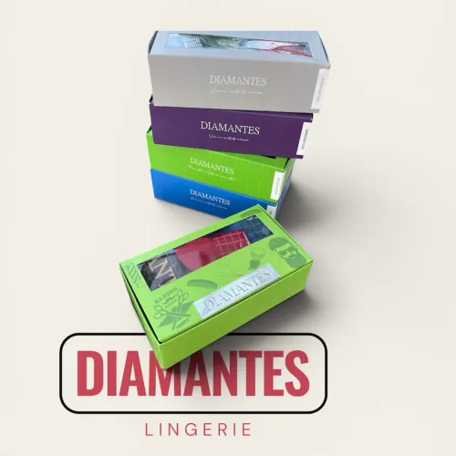 Diamantes Lingerie | Pronta entrega | Kit com 3 peças 