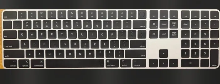 magic keyboard apple com touch id e teclado numerico - lightning