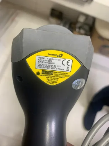 PROMO!!! Leitor De Código Barras Bematech Aquila S-100 Usb 1d Preto (usado)