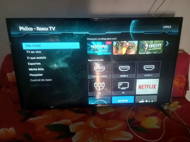 Smart TV Philco Roku 43 polegadas