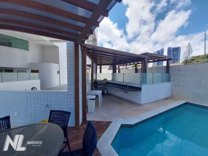 Apartamento no Tirol com 3 Quartos, Andar Alto e Área de Lazer Completa