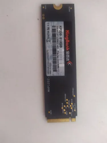 SSD Nvme pci-e King Bank KP230 512gb saudável funcionando normalmente. Entrego.