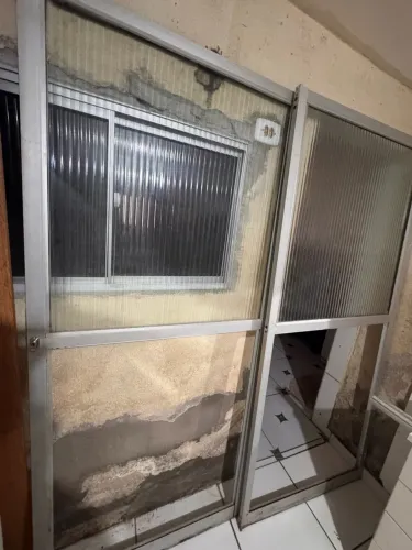 Porta de alumínio com vidro para terraço, Sala etc.