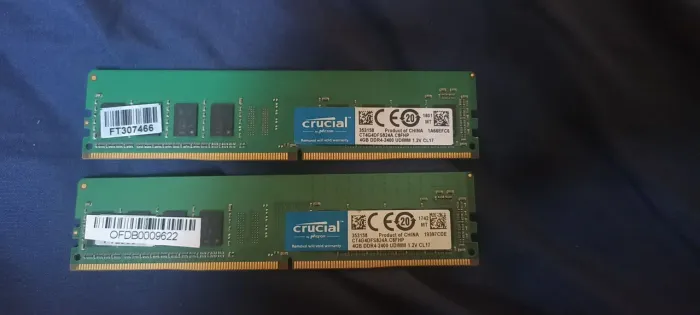 MEMORIA RAM 2X4 (8GB) CRUCIAL