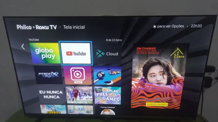 Televisão de 43 polegadas