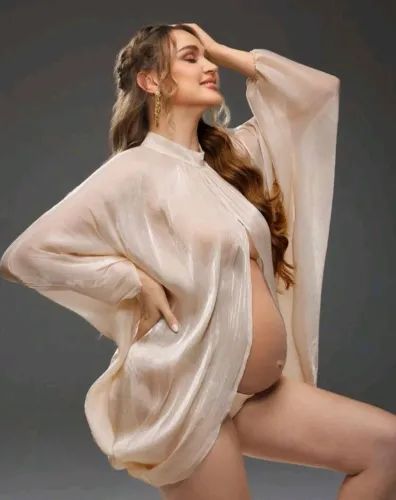 Roupa ensaio gestante 