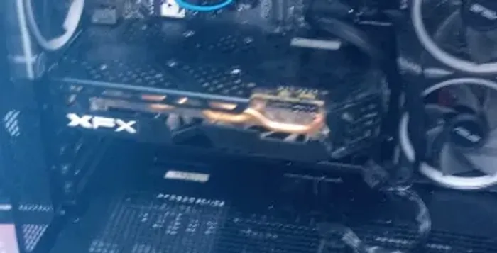 placa de vidro rx 590 troco por outra
