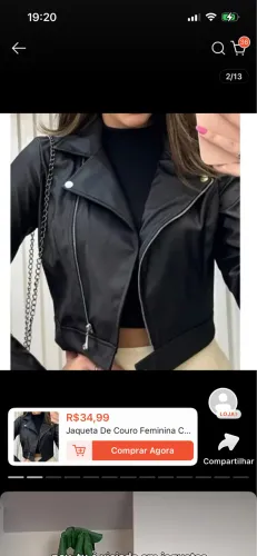 Jaqueta 50$ tamanho M