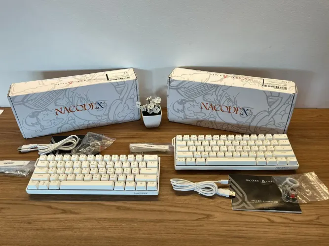 Teclado gamer ajazz nk61 branco fita novo rgb