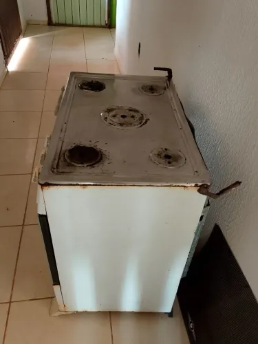 Fogão funcionando bocas