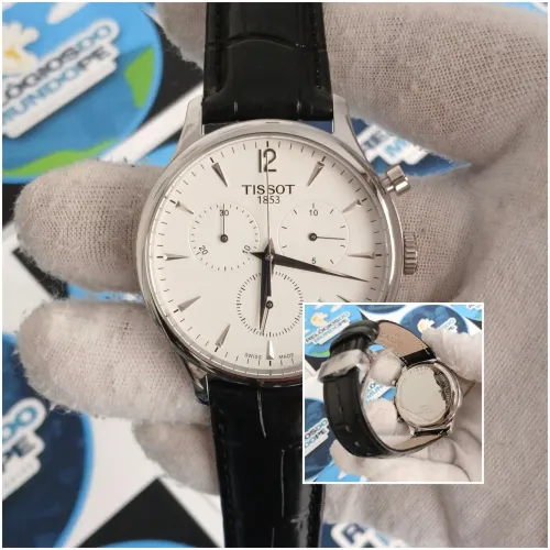 RELÓGIO TISSOT CHNOGRAPH FUNDO BRANCO