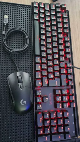 Kit Teclado e Mouse de marca boa!