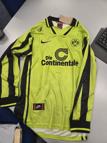 Camisa Borussia Dortmund 96-97 manga longa