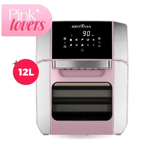 Air Fryer Oven Rosa Britânia 12L 1800W BFR2150RS
