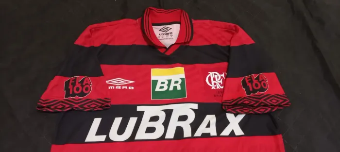 Camisa comemorativa 100 do flamengo 