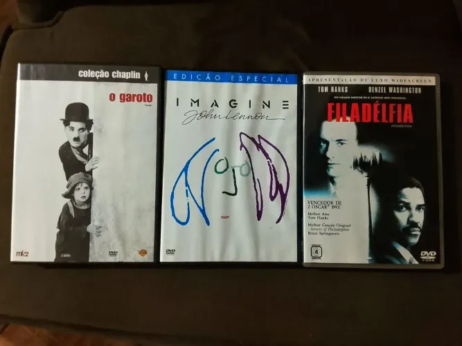 DVDs clássicos 3 unidades