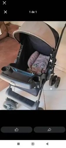 Carrinho bebê unissex