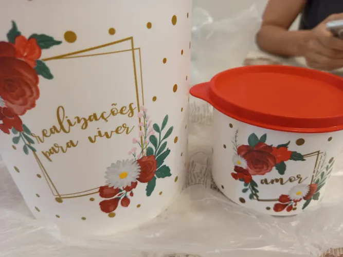 Kit Tupperware Tupper 3,7 + Redondinha 500ml